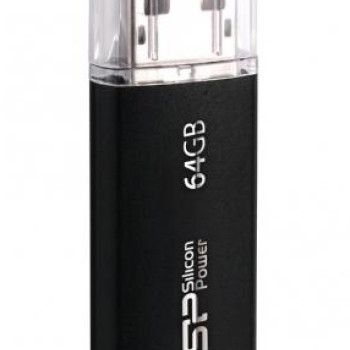 SILICON POWER USB Flash Drive Ultima II-I, 64GB, USB 2.0, μαύρο