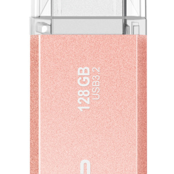 SILICON POWER USB Flash Drive Helios 202, 128GB, USB 3.2, ροζ χρυσό