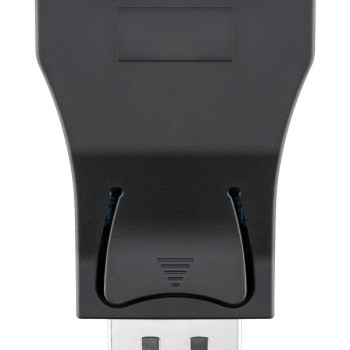 GOOBAY αντάπτορας DisplayPort σε VGA 63489, gold-plated, μαύρος