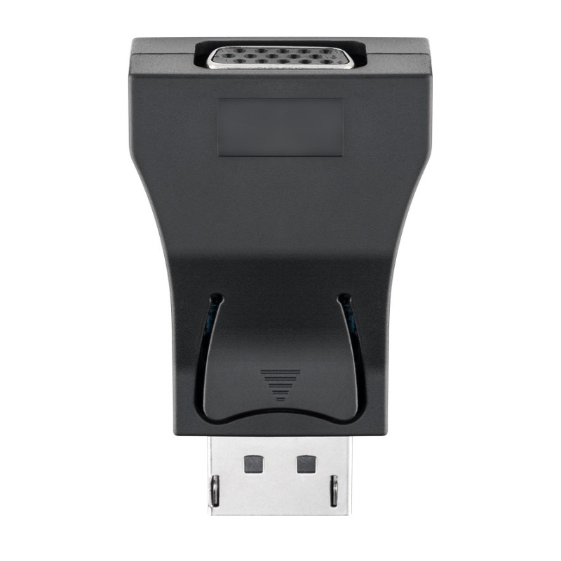 GOOBAY αντάπτορας DisplayPort σε VGA 63489, gold-plated, μαύρος