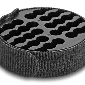 DELOCK οργανωτής καλωδίων 66057 με δεματικό τύπου velcro, 24 καλωδίων