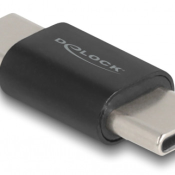 DELOCK αντάπτορας USB-C 60035, αρσενικό σε αρσενικό, 10Gbps, μαύρος