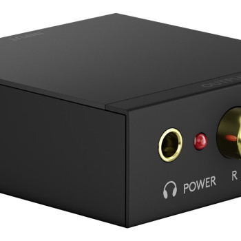 GOOBAY μετατροπέας ήχου 58493, Coaxial/Toslink σε 2x RCA, μαύρος