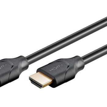 GOOBAY καλώδιο HDMI 2.1 61639, Ethernet ARC 8K/60Hz 48 Gbps, 1.5m, μαύρο
