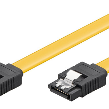 GOOBAY καλώδιο SATA 95019, 6Gbps, 0.3m, κίτρινο