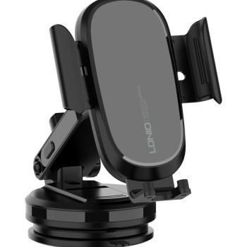 LDNIO ασύρματος φορτιστής & βάση αυτοκινήτου MW21-1, 15W, μαύρος
