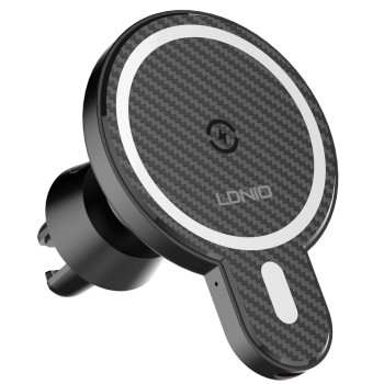 LDNIO ασύρματος φορτιστής & βάση αυτοκινήτου MA20, 15W, μαύρο