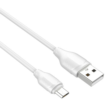 LDNIO καλώδιο Micro USB σε USB LS371, 2.1A, 1m, λευκό