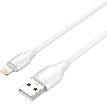LDNIO καλώδιο Lightning σε USB LS371, 2.1A, 1m, λευκό