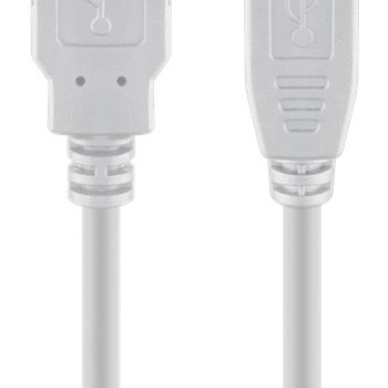 GOOBAY καλώδιο USB σε USB Type B 68712, 1.8m, 480Mbps, γκρι
