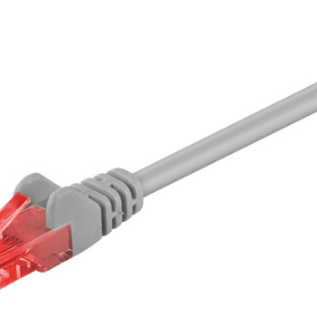 GOOBAY καλώδιο δικτύου 68439, CAT 6 U/UTP, CCA, 1m, γκρι
