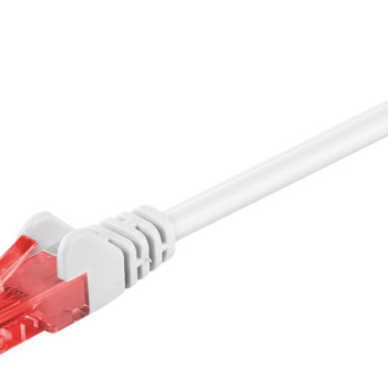 GOOBAY καλώδιο δικτύου 68632, CAT 6 U/UTP, CCA, 0.5m, λευκό