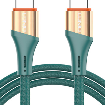 LDNIO καλώδιο USB-C σε USB-C LC631C, 65W PD, 1m, πράσινο