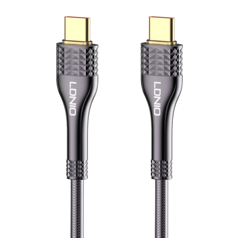 LDNIO καλώδιο USB-C σε USB-C LC651C, 65W, 1m, γκρι