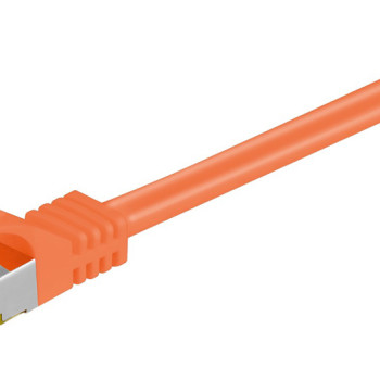 GOOBAY καλώδιο S/FTP CAT 7 91570, AWG 26/7, copper, 0.25m, πορτοκαλί