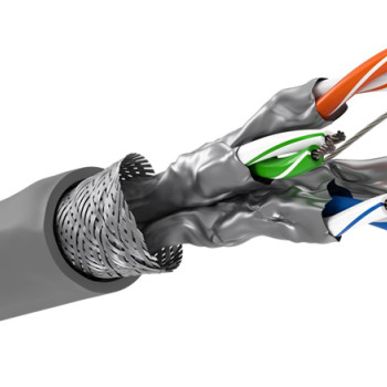 GOOBAY καλώδιο δικτύου 93954, CAT 6 S/FTP (PiMF), CCA, 100m, γκρι