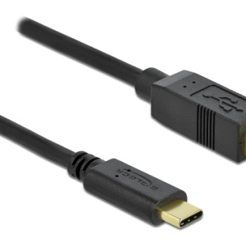 DELOCK καλώδιο USB-C σε USB Type B 83666, 480Mbps, 3m, μαύρο