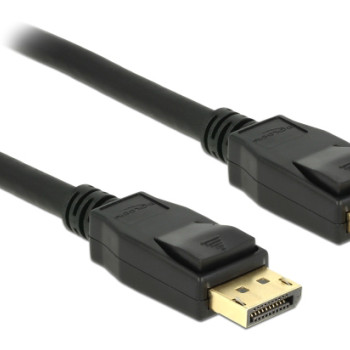 DELOCK καλώδιο DisplayPort 1.2 83806, 4K/60Hz, 21.6 Gbps, 2m, μαύρο