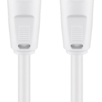 GOOBAY καλώδιο κεραίας αρσενικό σε θηλυκό 50125, <70 dB, CCS, 20m, λευκό