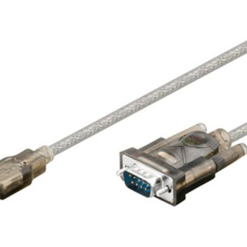 GOOBAY καλώδιο USB σε RS-232 68875, 1 Mbit/s, 1.5m, διάφανο