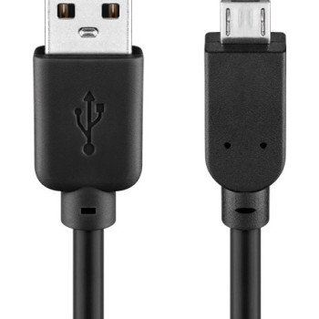 GOOBAY καλώδιο USB 2.0 σε Micro USB 93920, 3m, μαύρο