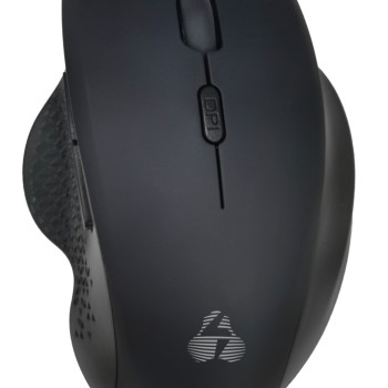 POWERTECH ασύρματο ποντίκι PT-1165, 2.4GHz & Bluetooth, 1600DPI, μαύρο