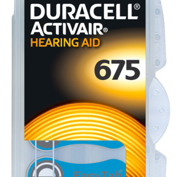 DURACELL μπαταρίες ακουστικών βαρηκοΐας Activair 675, 1.45V, 6τμχ