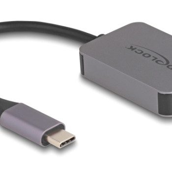DELOCK card reader 91009 για SD & micro SD, USB-C, 5 Gbps, γκρι