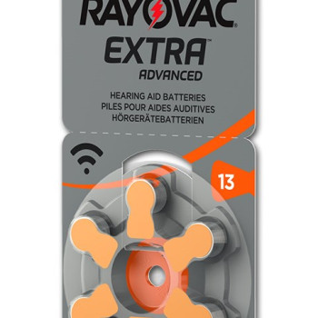RAYOVAC μπαταρίες ακουστικών βαρηκοΐας 13MF, mercury free, 1.4V, 6τμχ
