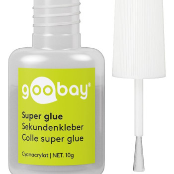 GOOBAY κόλλα Super Glue με πινέλο 77017, 10g