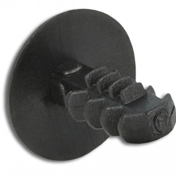 DELOCK Πλαστική τάπα 60188 για κάλυψη οπών, 8.7x9.6mm, μαύρη, 10τμχ