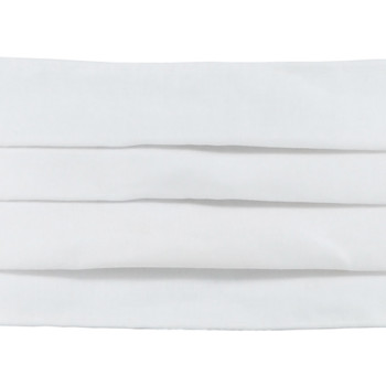 Μάσκα προστασίας βαμβακερή TMV-0033, επαναχρησιμοποιούμενη, λευκή, 3τμχ