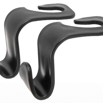 Κρεμάστρα αυτοκινήτου CAR-0007 για το προσκέφαλο, μαύρη, 2τμχ