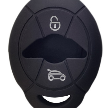Θήκη κλειδιού για αυτοκίνητα BMW 1004-07, εύκαμπτη, μαύρη