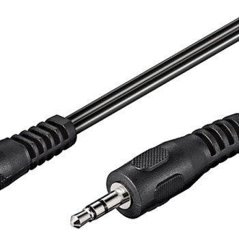 GOOBAY καλώδιο ήχου 3.5mm 50019, 3 pin stereo, 1.5m, μαύρο
