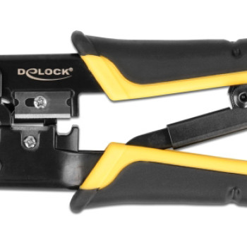 DELOCK εργαλείο πτύχωσης με απογυμνωτή καλωδίων RJ45/12/11 90520, 8+6P