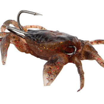 Τεχνητό δόλωμα καβούρι FISH-0033, με αγκίστρι, 8cm