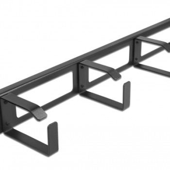 DELOCK Cable Managment για rack 66658, 4 θέσεων, 1U, μεταλλικό