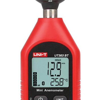 UNI-T ψηφιακό ανεμόμετρο UT363BT, 0-30m/s, Bluetooth