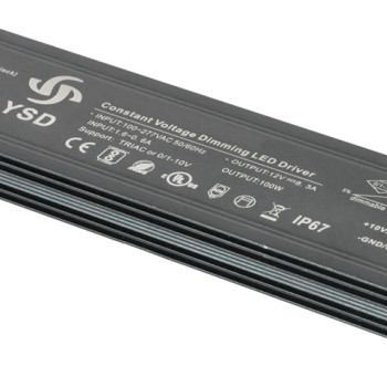 YSD τροφοδοτικό DC 100WUGF-12, 12VDC, 100W, 8.3A, IP67, dimmable