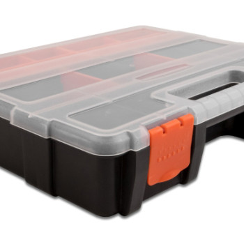 DELOCK ταμπακιέρα 18416, 21 θέσεων, 290 x 220 x 60mm, πλαστική, μαύρη