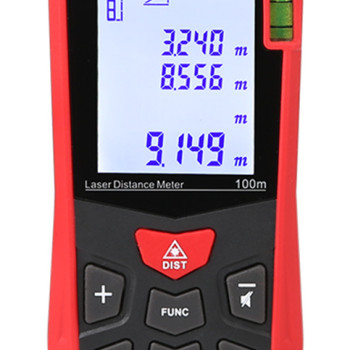 UNI-T laser μετρητής απόστασης LM100A, m/ft/in, 100m