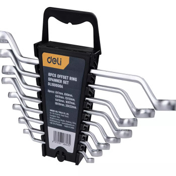 DELI σετ πολύγωνα κλειδιά DL150008A, 6x7-20x22mm, 8τμχ
