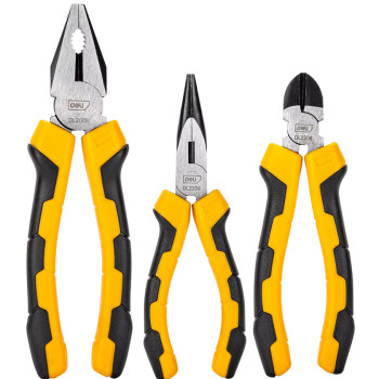 DELI σετ πένσες DL2008-3 με αντιολισθητικές λαβές, 20.5/17.5/17cm, 3τμχ