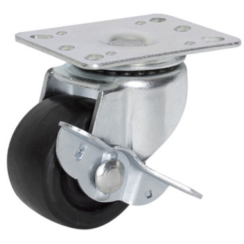 Ρόδα για rack 600825001, περιστρεφόμενη, με φρένο, 200kg max