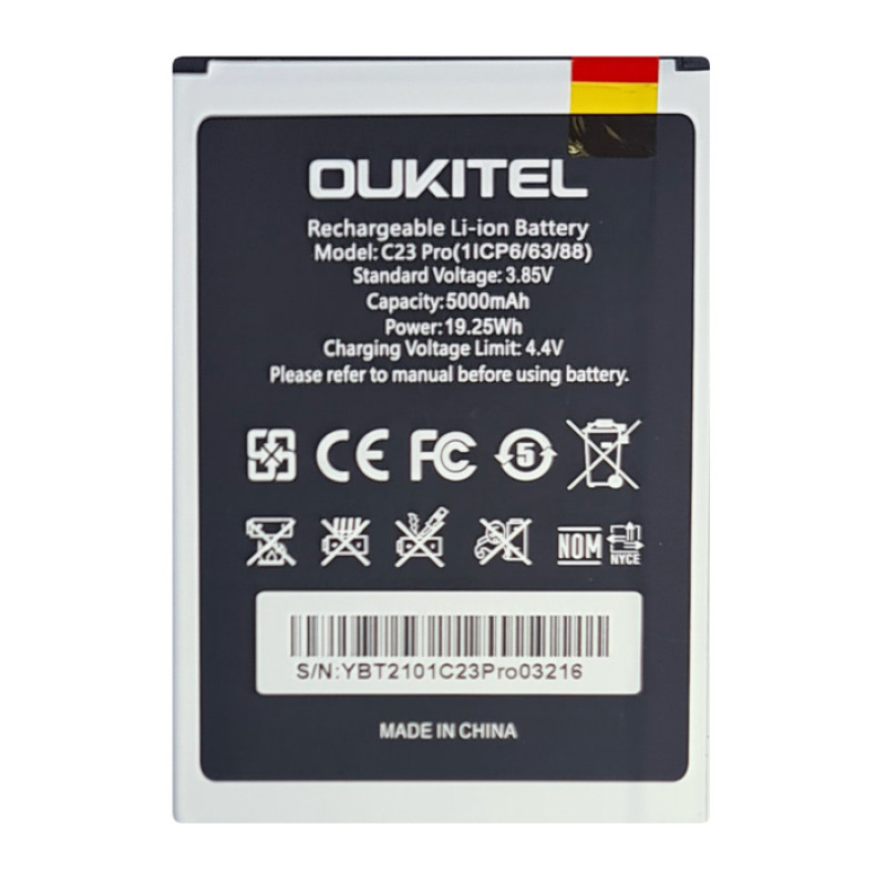 OUKITEL μπαταρία για smartphone C23 Pro