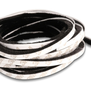 DELOCK αυτοκόλλητη μονωτική ταινία 66893 για παράθυρα, 8mm, 5m, μαύρη