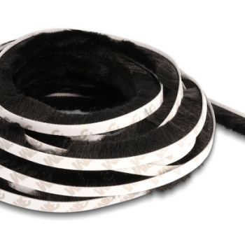 DELOCK αυτοκόλλητη μονωτική ταινία 66895 για παράθυρα, 15mm, 5m, μαύρη