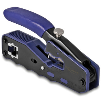 DELOCK πρέσα ακροδεκτών 90577 για καλώδια δικτύου RJ45/8P, με 2 λεπίδες