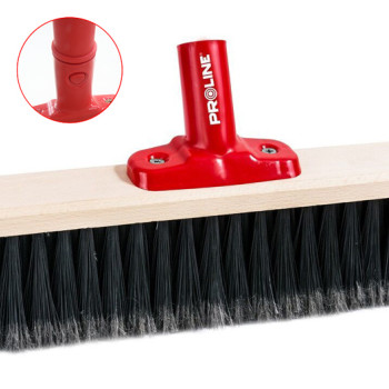 PROLINE ξύλινη σκούπα 14303 με συνθετική τρίχα 8cm, click system, 30cm